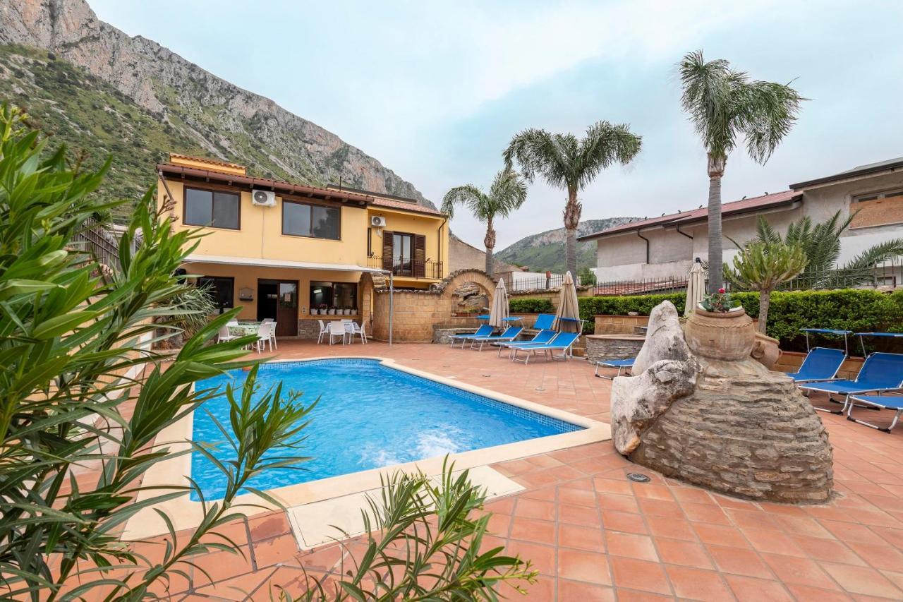Alelida Villa Con Piscina Cinisi Exteriör bild
