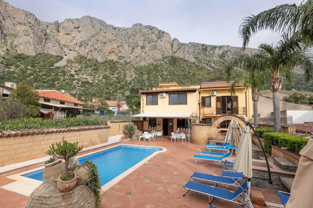 Alelida Villa Con Piscina Cinisi Exteriör bild